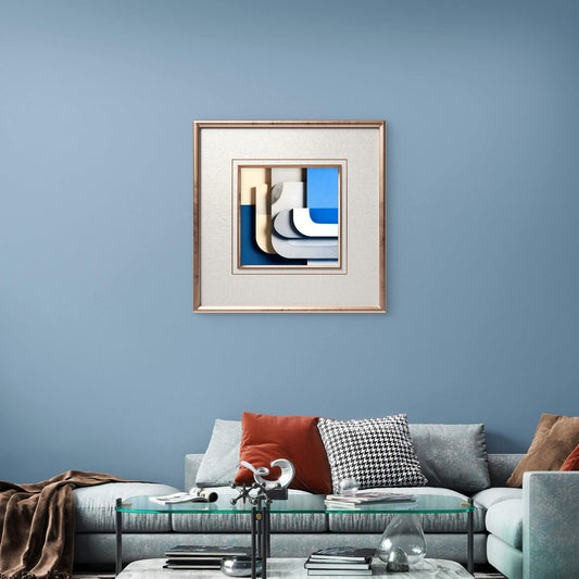 Quiet Luxury - 18 - Neutral Wall Art – Minimalist Square Print - Byeutifull Art