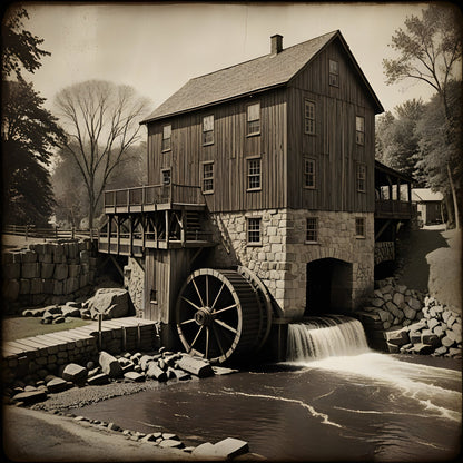 Title

Shepherd Grist Mill Wall Art Print – Historic Mill Landscape Artwork 