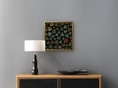 Digital Art - Tropical Leafs - 2 - Square picture - Byeutifull Art