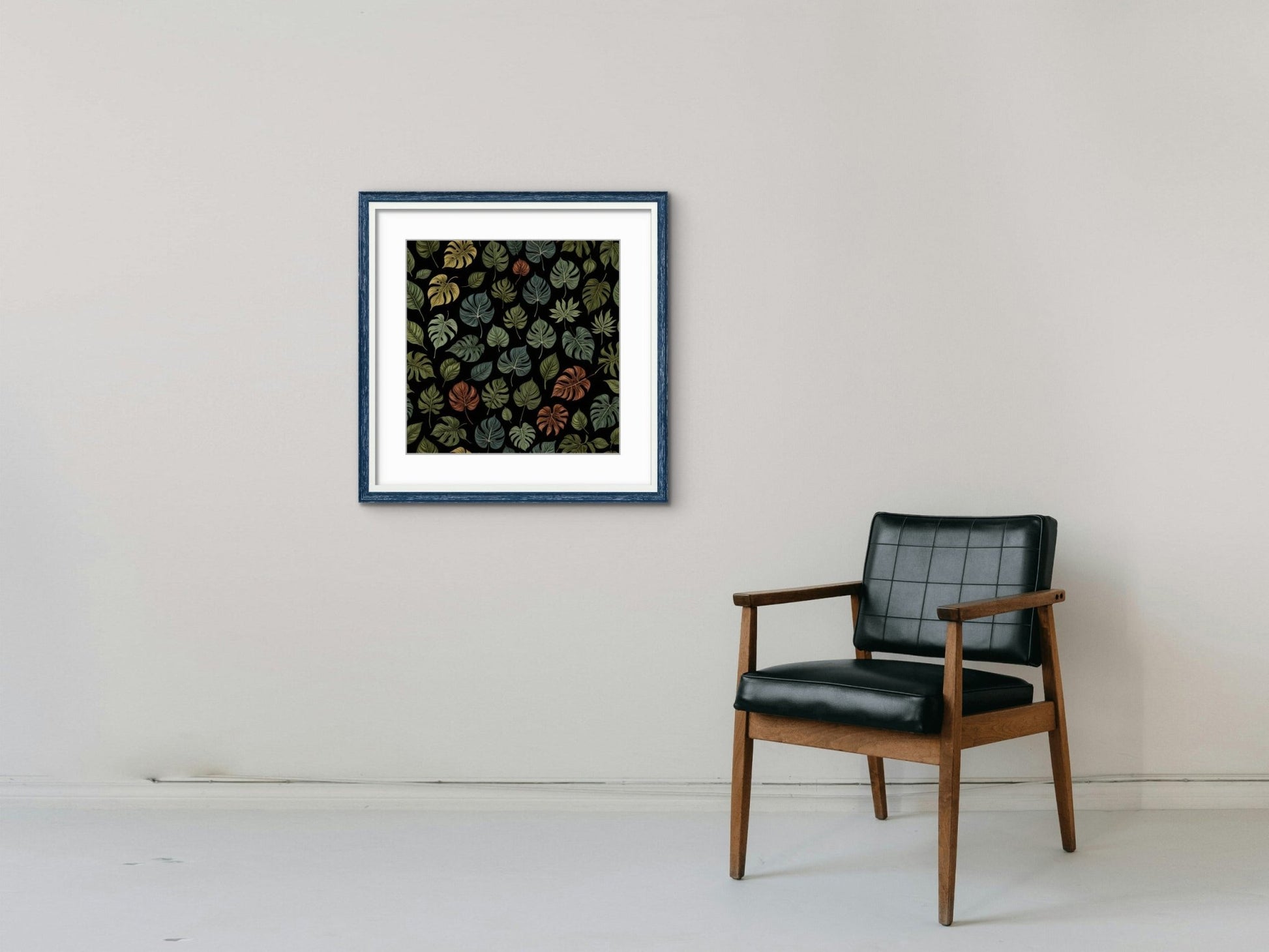 Digital Art - Tropical Leafs - 2 - Square picture - Byeutifull Art