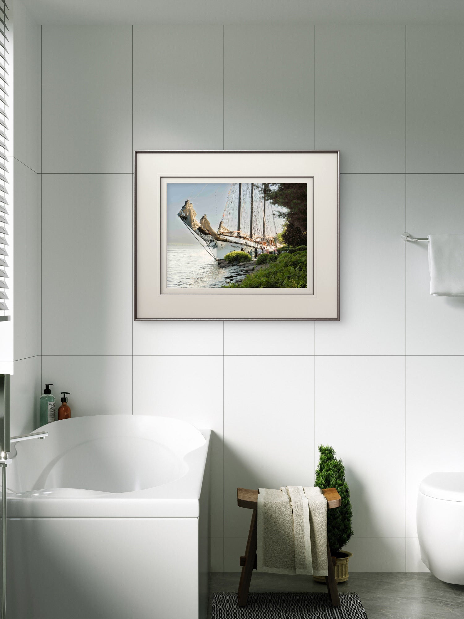 Empire Sandy at Dock — Brockville Harbour, St. Lawrence River - Byeutifull Art