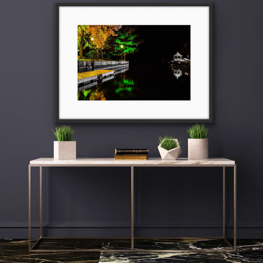 Midnight Glow Along the Boardwalk - Byeutifull Art