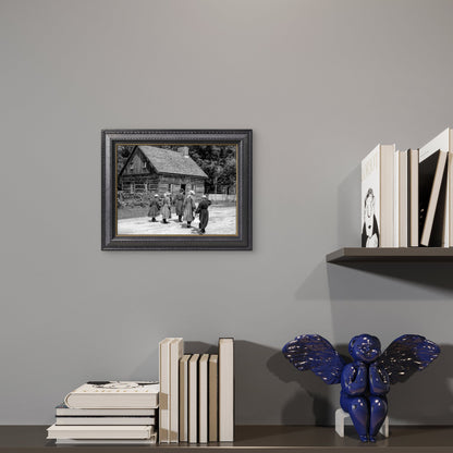 Morning Walk to the Schoolhouse – Early 1900's - Byeutifull Art