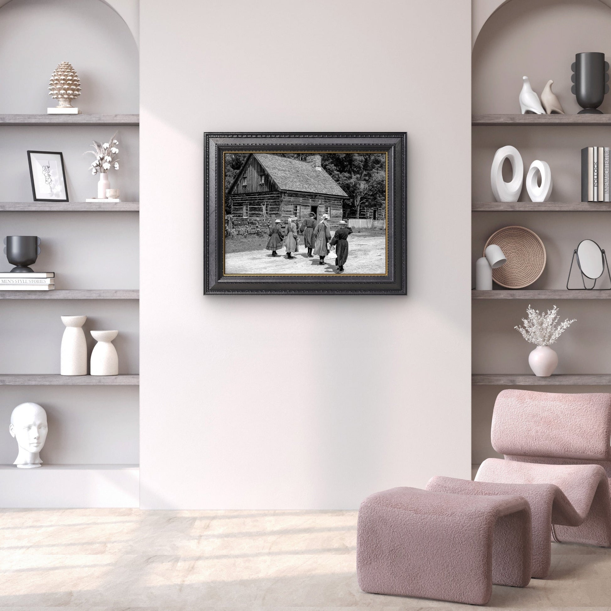 Morning Walk to the Schoolhouse – Early 1900's - Byeutifull Art