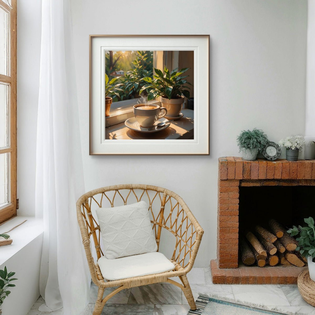 Neutral Minimalist Square Wall Art – Quiet Luxury - 23 - Abstract Print - Byeutifull Art