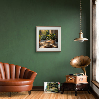 Neutral Minimalist Square Wall Art – Quiet Luxury - 23 - Abstract Print - Byeutifull Art