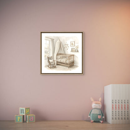 Neutral Nursery Wall Art | Minimalist Baby Room Print - Byeutifull Art