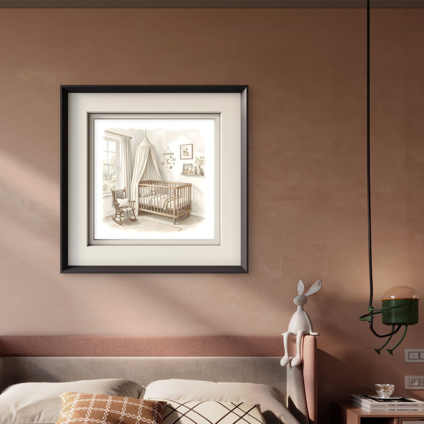 Neutral Nursery Wall Art | Minimalist Baby Room Print - Byeutifull Art