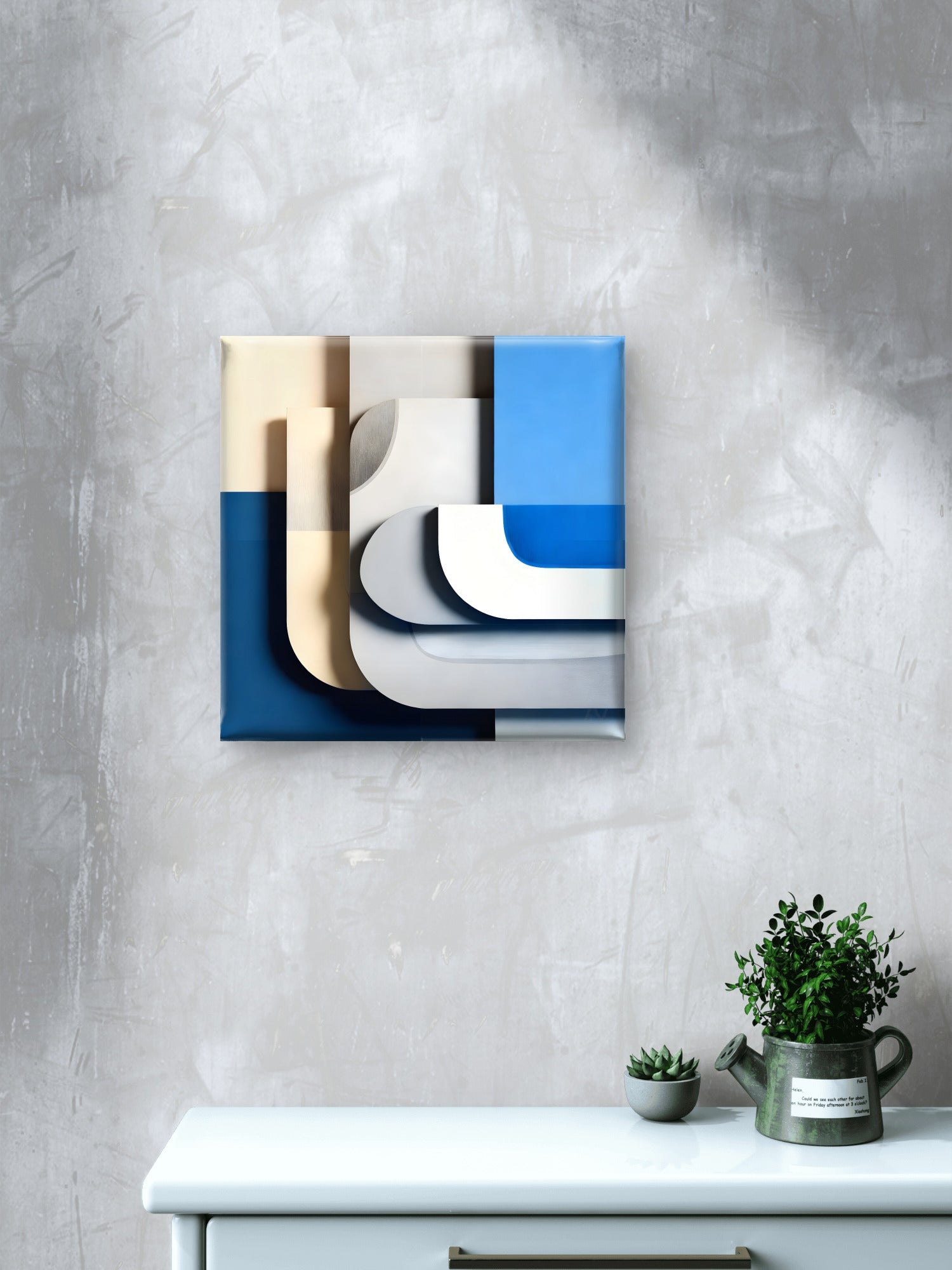 Quiet Luxury - 18 - Neutral Wall Art – Minimalist Square Print - Byeutifull Art