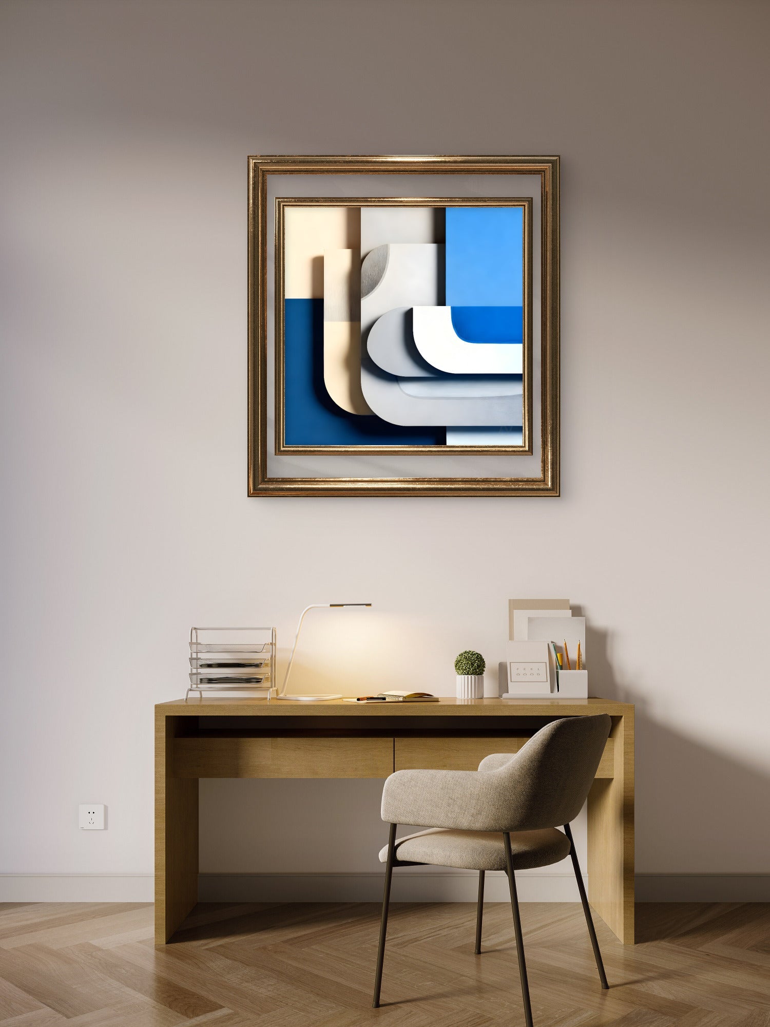 Quiet Luxury - 18 - Neutral Wall Art – Minimalist Square Print - Byeutifull Art