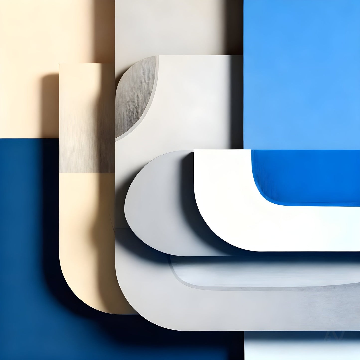 Quiet Luxury - 18 - Neutral Wall Art – Minimalist Square Print - Byeutifull Art