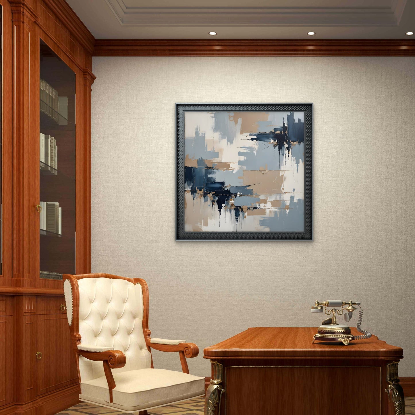 Quiet Luxury - 19 - Neutral Wall Art – Minimalist Square Print - Byeutifull Art