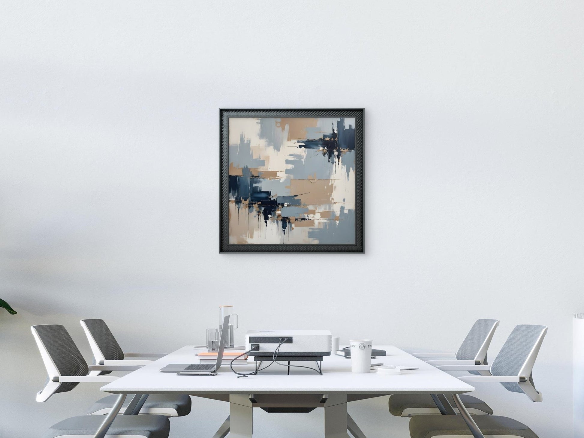 Quiet Luxury - 19 - Neutral Wall Art – Minimalist Square Print - Byeutifull Art