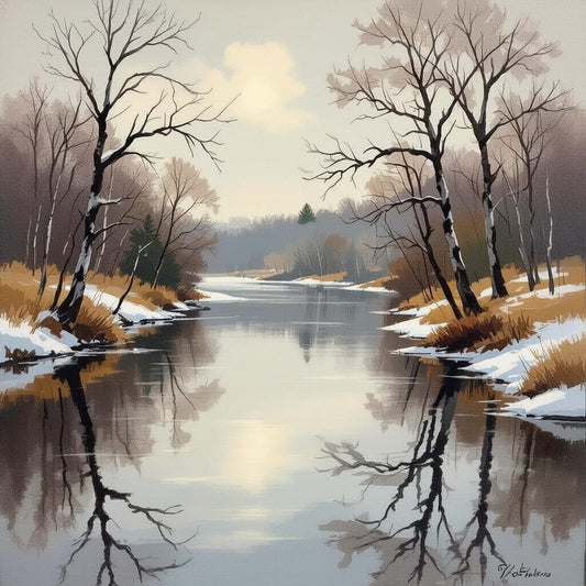 Quiet Luxury - 20 - Neutral Wall Art – Minimalist Square Art Print - Byeutifull Art