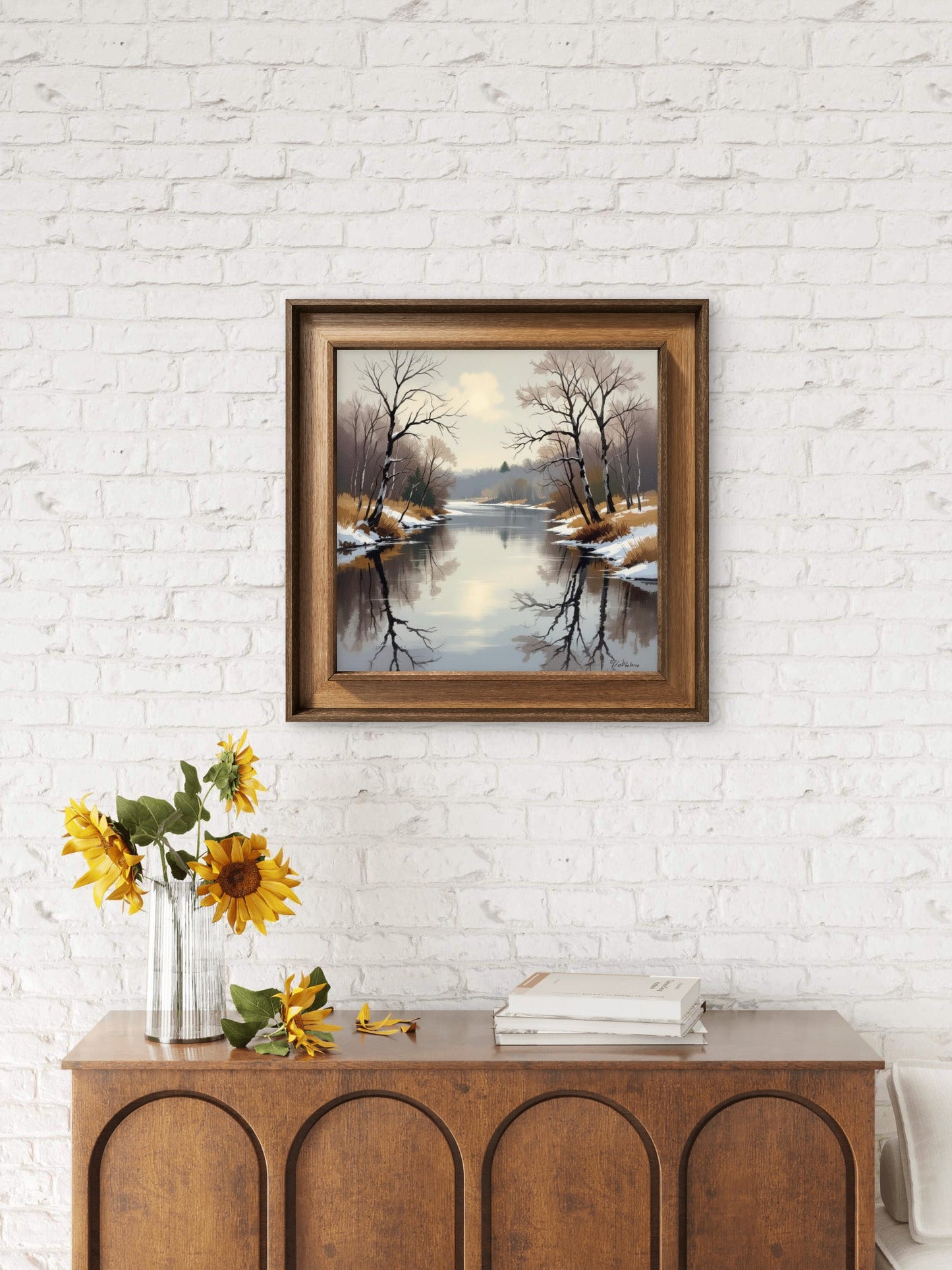 Quiet Luxury - 20 - Neutral Wall Art – Minimalist Square Art Print - Byeutifull Art