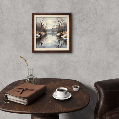 Quiet Luxury - 20 - Neutral Wall Art – Minimalist Square Art Print - Byeutifull Art