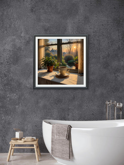 Quiet Luxury - 22 - Abstract Wall Art – Minimalist Neutral Square Canvas Print - Byeutifull Art