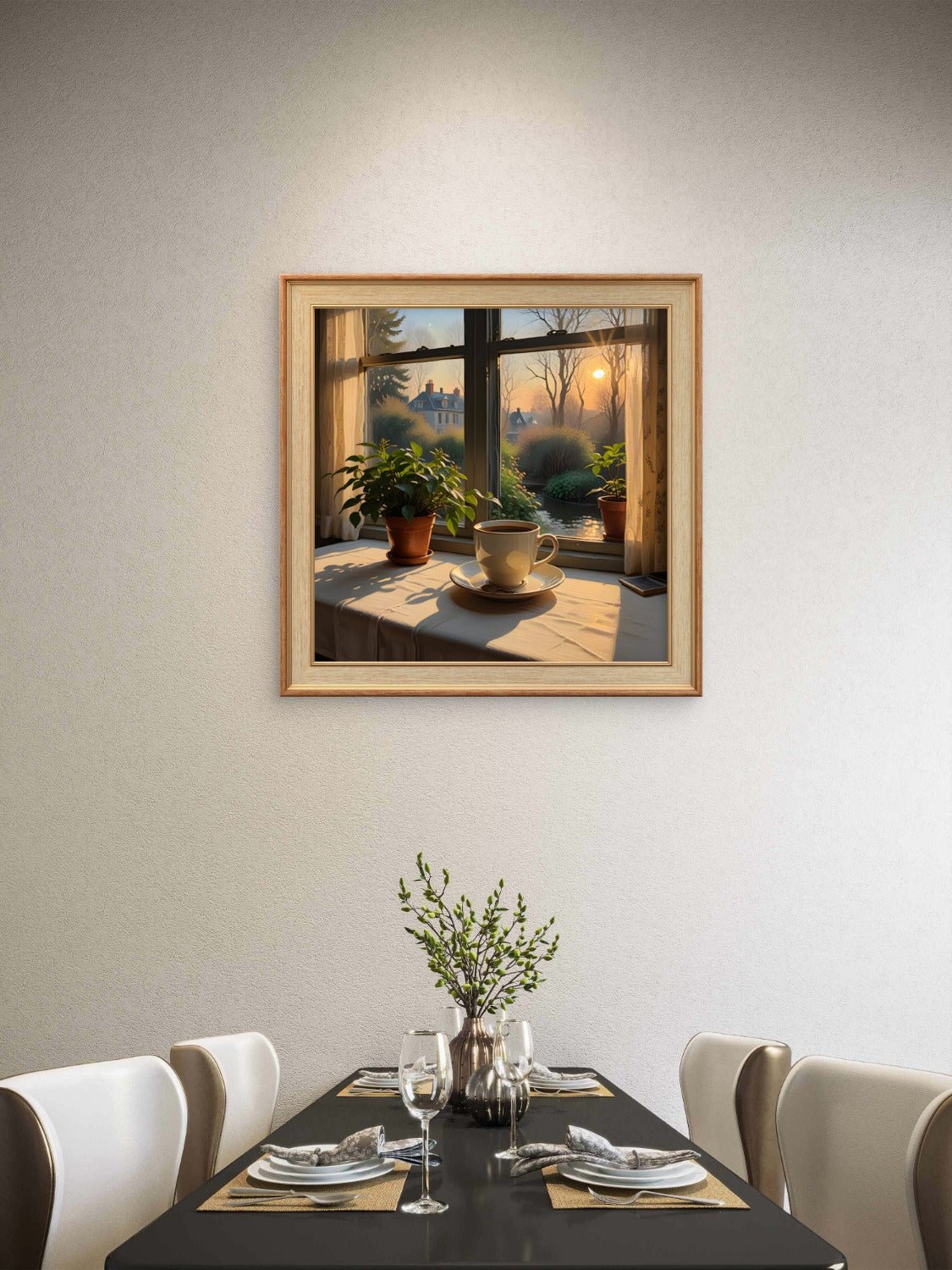 Quiet Luxury - 22 - Abstract Wall Art – Minimalist Neutral Square Canvas Print - Byeutifull Art