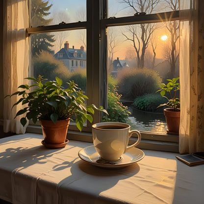 Quiet Luxury - 22 - Abstract Wall Art – Minimalist Neutral Square Canvas Print - Byeutifull Art