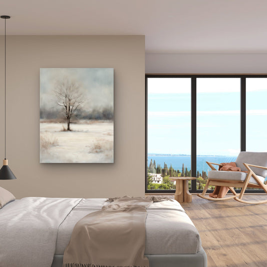 Quiet Luxury Neutral Abstract Wall Art | Dreamscape 2 - Byeutifull Art