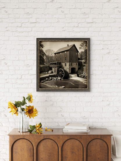 Shepherd Grist Mill - Square picture - Byeutifull Art