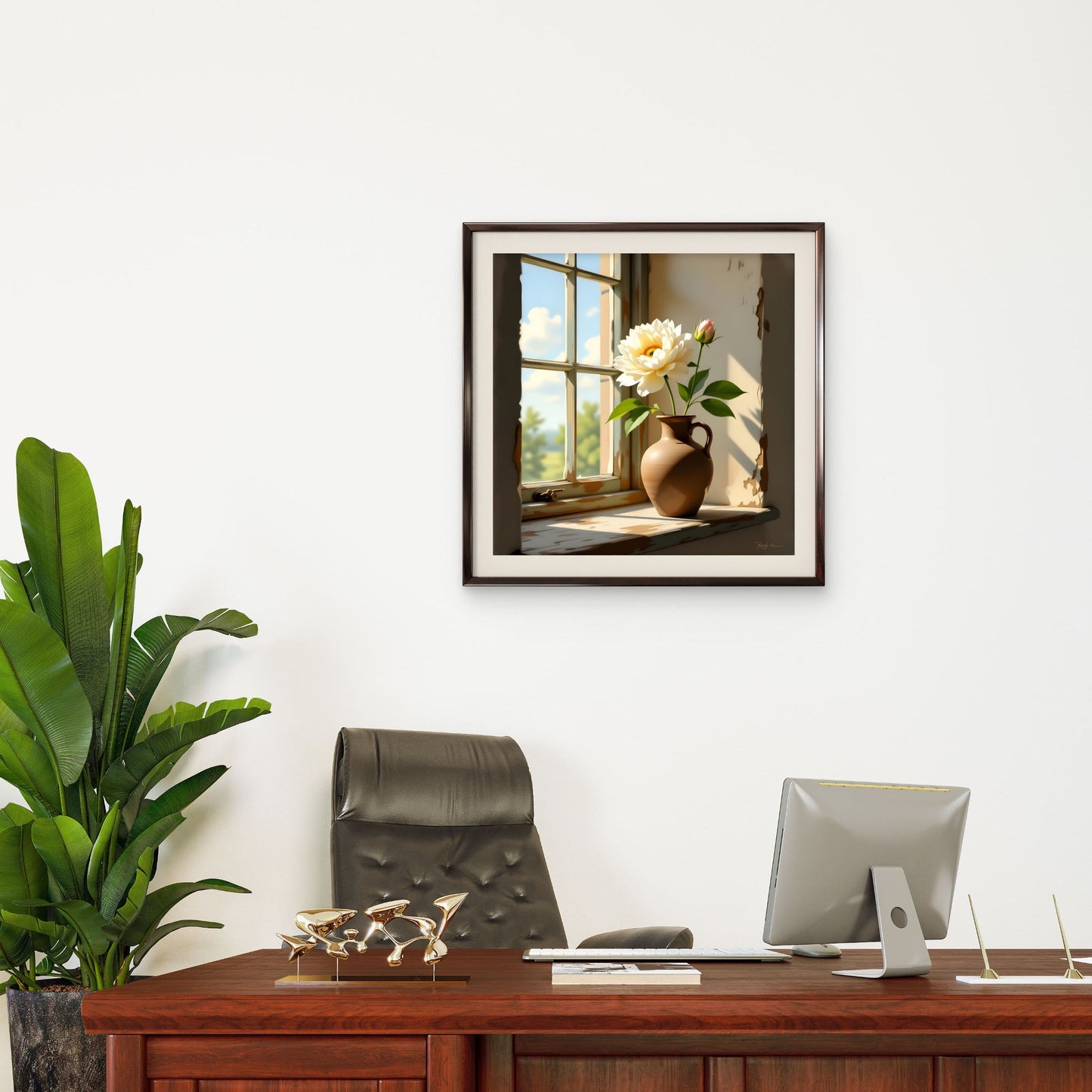 Summer Meadow Landscape – Sunlit Countryside Wall Art Print - Byeutifull Art