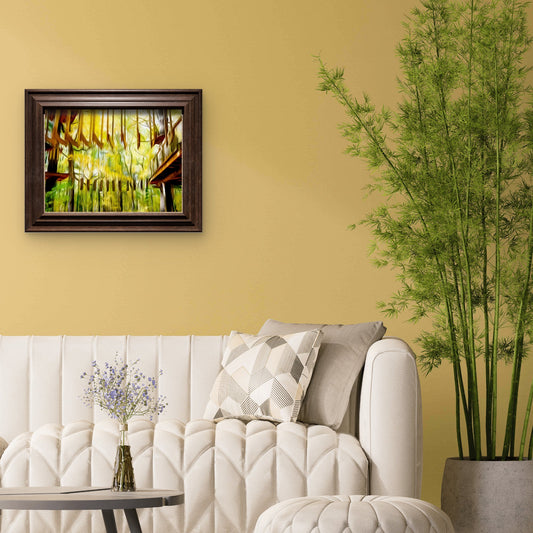 Treetop Trekking Along the St. Lawrence River Painterly View - Byeutifull Art