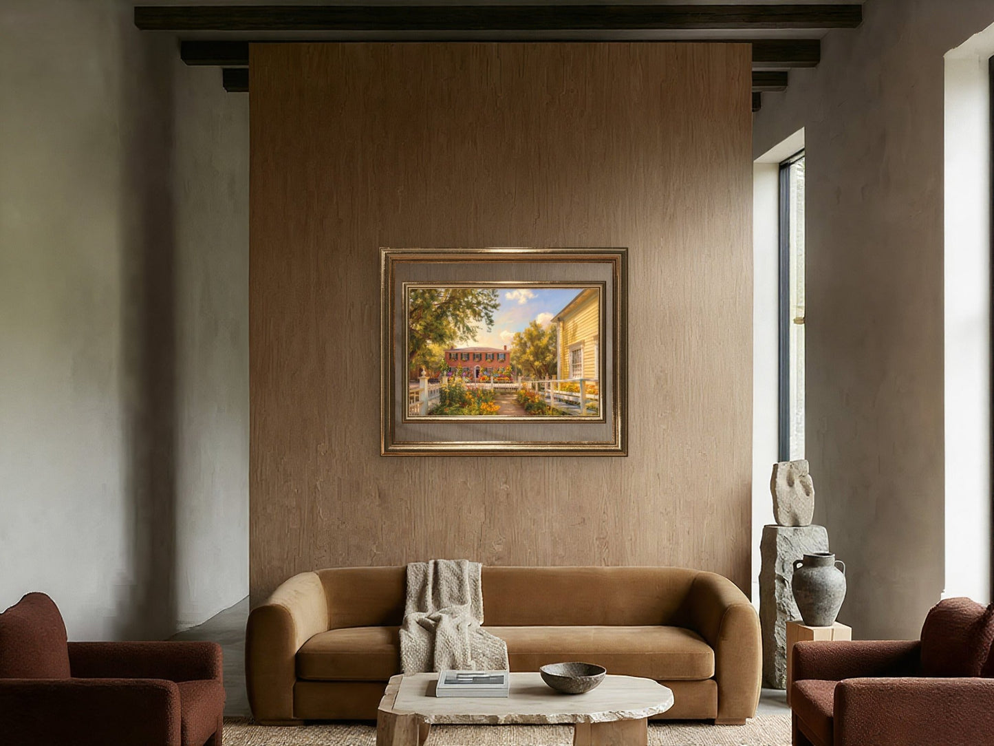 Vintage Floral Still Life Wall Art – Elegant Garden Flower Print – Quiet Luxury Decor - Byeutifull Art