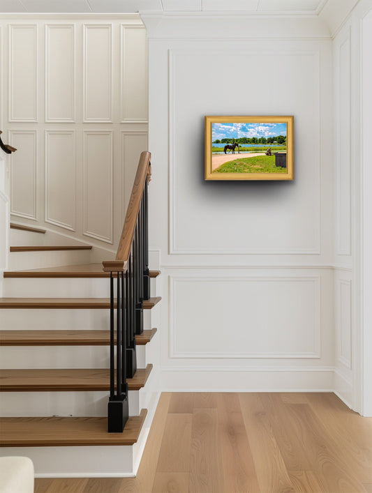 Well - Earned Pause on the Towpath - Byeutifull Art