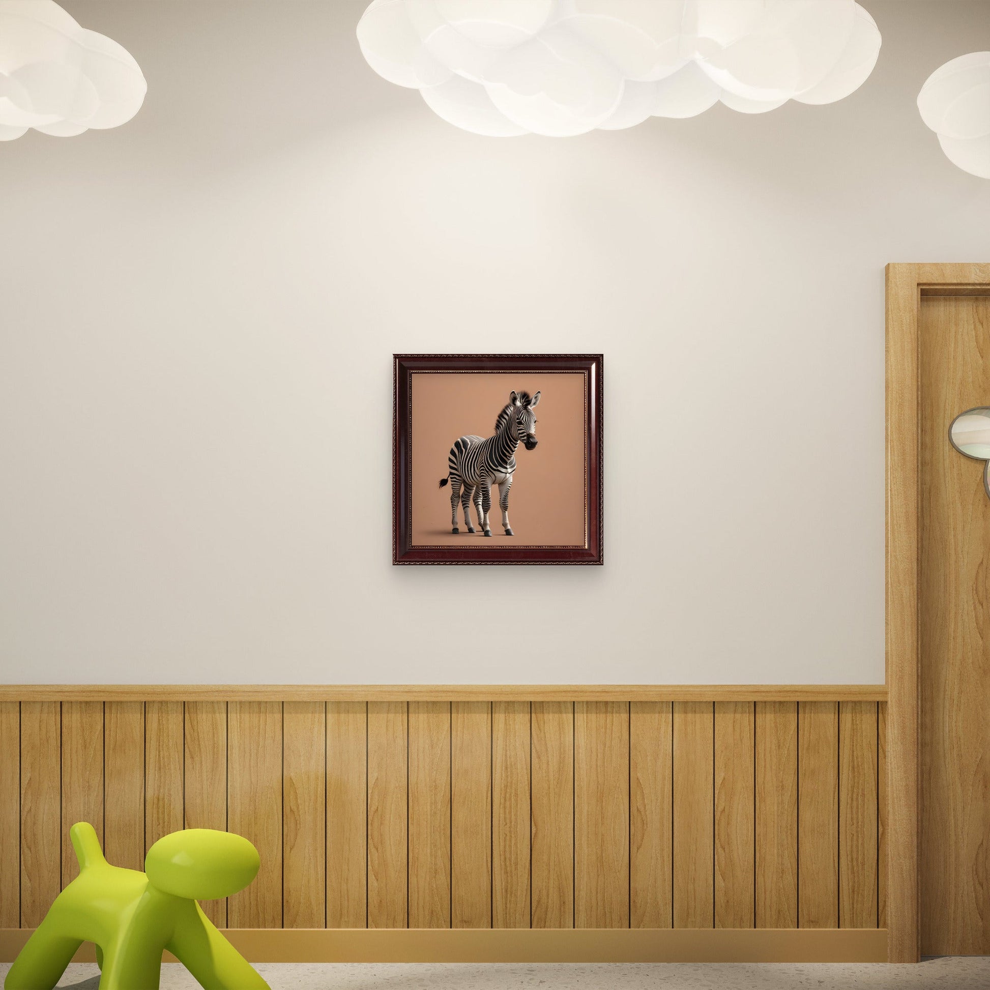 Zebra Wall Art – Minimalist Safari Animal Nursery Print - Byeutifull Art